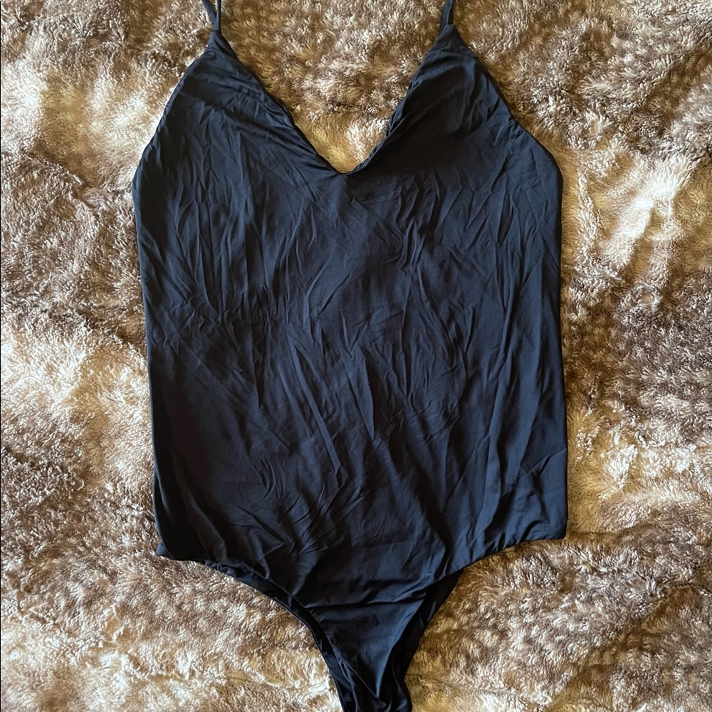 Large, one piece Mai swimsuit in black